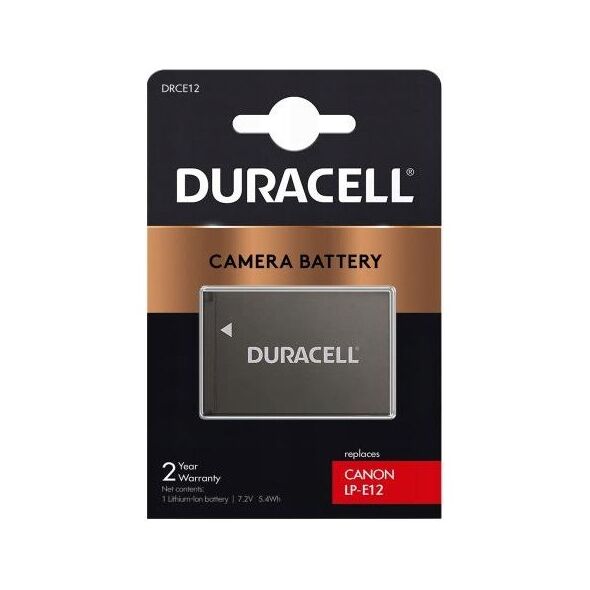 Μπαταρία Κάμερας Duracell DRCE12 για Canon LP-E12 7.2V 750 mAh (1 τεμ) 5055190142561 έως και 12 άτοκες δόσεις