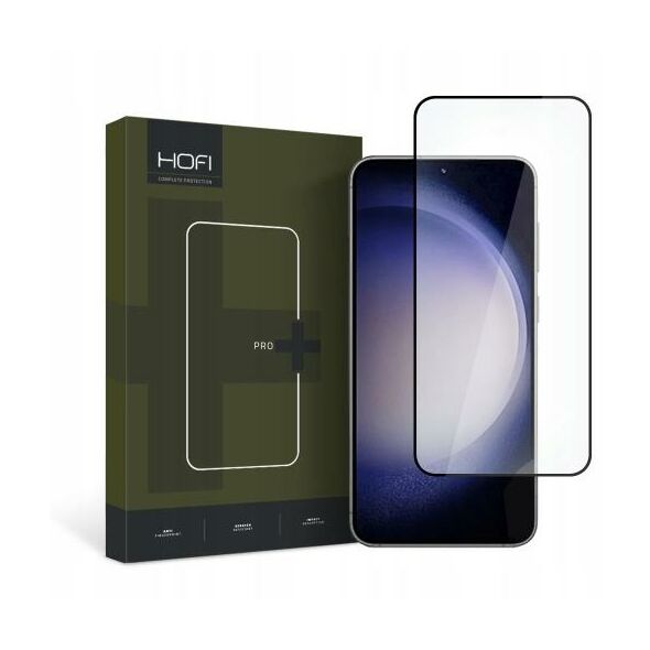 Tempered Glass Full Face Hofi Premium Pro+ Samsung S911B Galaxy S23 5G Μαύρο (1 τεμ.) 9490713929445 έως και 12 άτοκες δόσεις