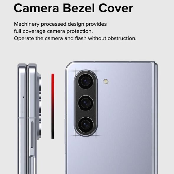 Ringke Protectie Camera pentru Samsung Galaxy Z Fold5 - Ringke Camera Styling - Black 8809919306119 έως 12 άτοκες Δόσεις