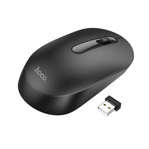 Hoco Hoco - Wireless Mouse (GM14) - 2.4G, 1200 DPI, 3D Button - Black 6931474757869 έως 12 άτοκες Δόσεις