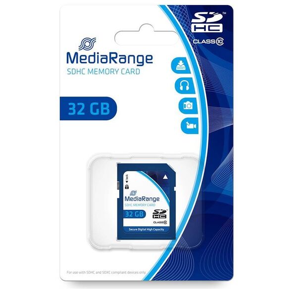 MediaRange SDHC Class 10 32 GB (High Capacity) (MR964) έως 12 άτοκες Δόσεις