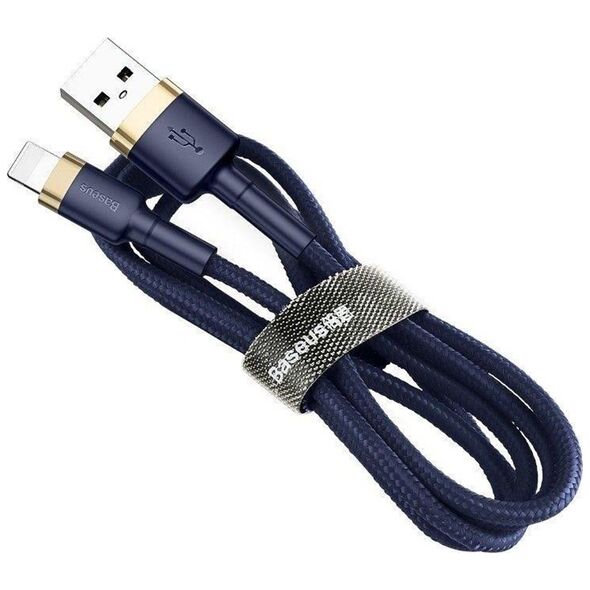 Baseus Cafule Braided USB to Lightning Cable Μπλε 1m (CALKLF-BV3) (BASCALKLFBV3) έως 12 άτοκες Δόσεις