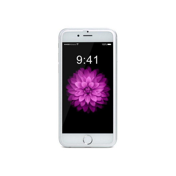Tempered glass Remax Honor, Για iPhone 6 / 6S Plus, Μεταλλική λωρίδα, 0,3mm, Ασήμι - 52312