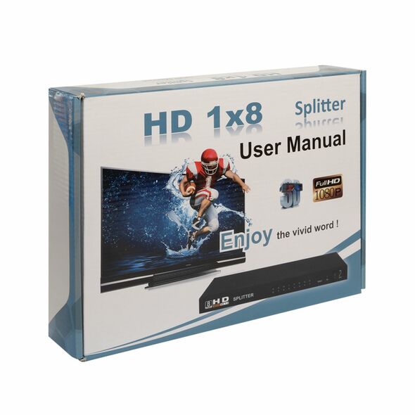 Splitter HDMI σε 8xHDMI (1.3 v) με παροχή ρεύματος, ΟΕΜ - 18264