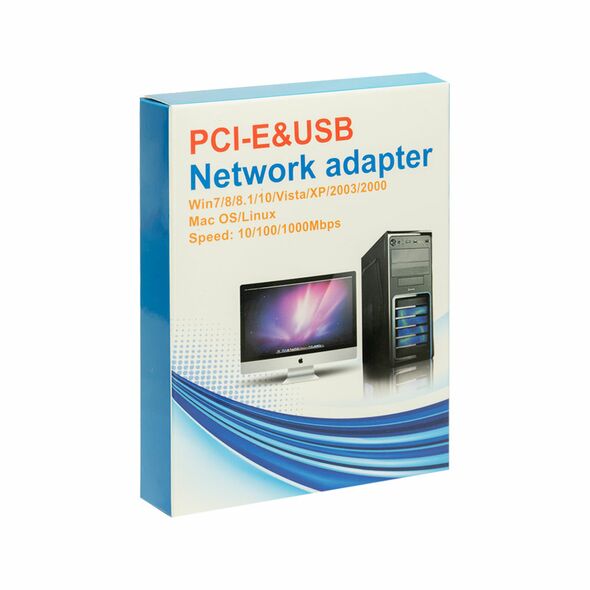 Network adapter No brand, RTL8211E, LAN, RJ45, PCI-E, 10/100Mbps - 19022