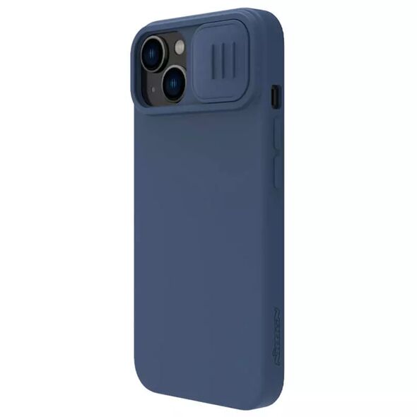 Nillkin Husa pentru iPhone 15 Plus - Nillkin CamShield Silky MagSafe Silicone - Midnight Blue 6902048269651 έως 12 άτοκες Δόσεις