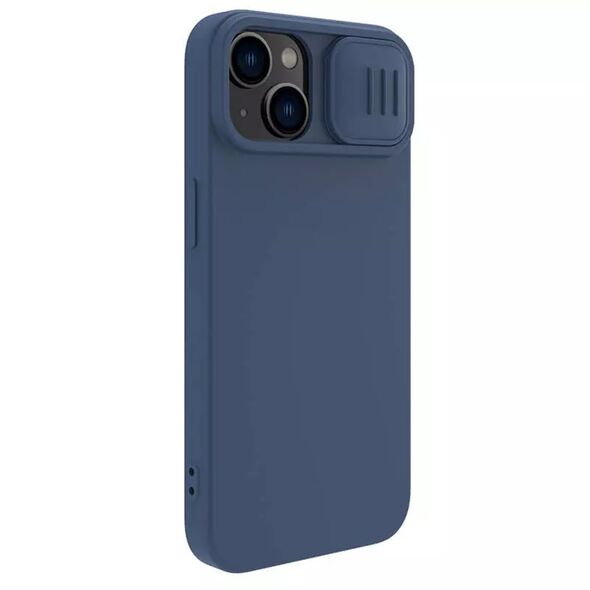 Nillkin Husa pentru iPhone 15 Plus - Nillkin CamShield Silky MagSafe Silicone - Midnight Blue 6902048269651 έως 12 άτοκες Δόσεις