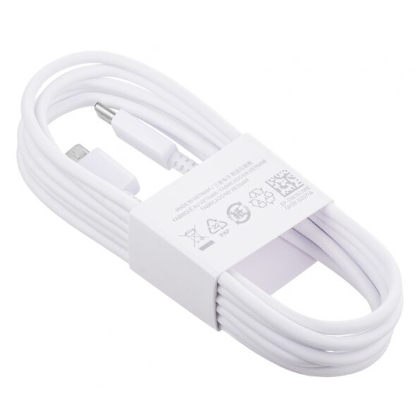 Samsung Samsung - Data Cable (EP-DW767JWE) - USB-C to Type-C, Fast Charging, 25W, 1.8m - White (Bulk Packing) 8596311192210 έως 12 άτοκες Δόσεις