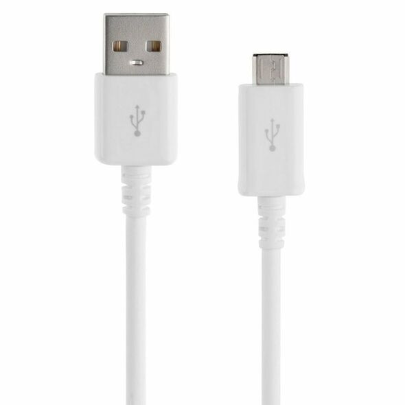 Samsung Cablu de Date USB to Micro-USB, 2A, 1.5m - Samsung (ECB-DU4EWE) - White (Bulk Packing) 8592118801515 έως 12 άτοκες Δόσεις