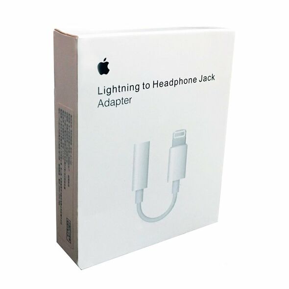 Apple Adaptor Audio Lightning la Jack 3.5mm - Apple (MMX62ZMA/A) - White (Blister Packing) 0190198001795 έως 12 άτοκες Δόσεις