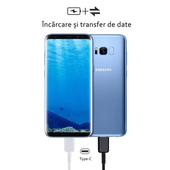 Samsung Cablu de Date Type-C la Type-C Fast Charging 3A, 1.8m - Samsung (EP-DX310JBE) - Black (Bulk Packing) 8596311199318 έως 12 άτοκες Δόσεις