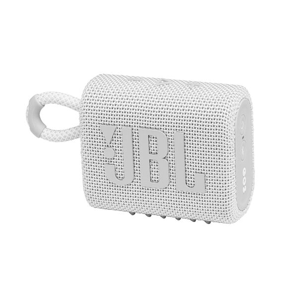 JBL JBL - Wireless Speaker (GO3) - Bluetooth 5.1, Compact Design, Waterproof IP67 - White 6925281975707 έως 12 άτοκες Δόσεις