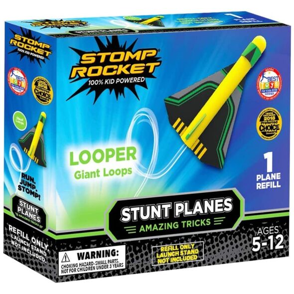 Stomp Rocket Stunt Plane Refill - 1 Looper Plane (SR100011) (STRSR100011) έως 12 άτοκες Δόσεις