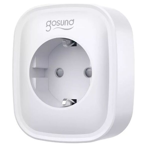 Gosund SP1 Μονή Εξωτερική Πρίζα Ρεύματος Wi-Fi Λευκή (SP1) (GOSSP1) έως 12 άτοκες Δόσεις