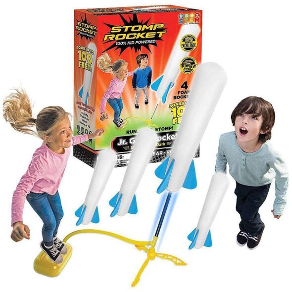 Stomp Rocket Jr. Glow 4 Rockets (SR100007) (STRSR100007) έως 12 άτοκες Δόσεις