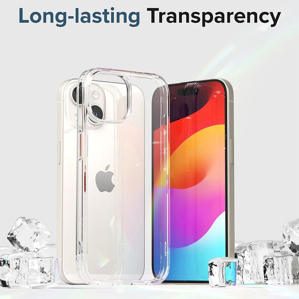 Ringke Husa pentru iPhone 15 Plus - Ringke Fusion - Clear 8809919308014 έως 12 άτοκες Δόσεις