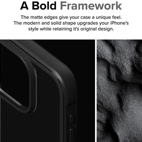Ringke Husa pentru iPhone 15 Pro - Ringke Fusion Bold - Black 8809919307437 έως 12 άτοκες Δόσεις