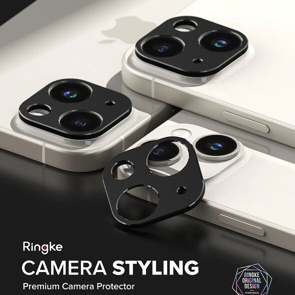 Ringke Protectie Camera pentru iPhone 15 / 15 Plus - Ringke Camera Styling - Black 8809919309615 έως 12 άτοκες Δόσεις