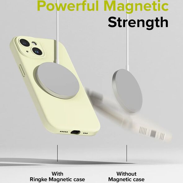 Ringke Husa pentru iPhone 15 - Ringke Silicone Magnetic - Sunny Lime 8809919309349 έως 12 άτοκες Δόσεις