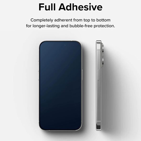Ringke Folie pentru iPhone 15 Pro - Ringke Cover Display Tempered Glass - Black 8809919307970 έως 12 άτοκες Δόσεις