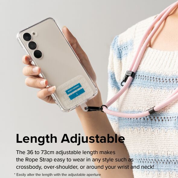 Ringke Ringke - Holder Link Strap Focus Design - Crossbody Lanyard for Phone Cases - Khaki / White 8809961780509 έως 12 άτοκες Δόσεις