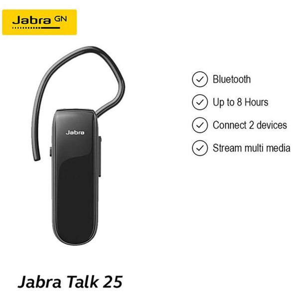 Jabra Jabra - Bluetooth Headset Talk 25 SE (100-92310901-60) - In-Ear, Bluetooth 5.0, 300Hz - 3.4kHz - Black 5707055057809 έως 12 άτοκες Δόσεις