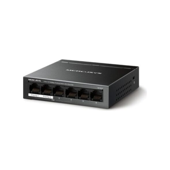 Mercusys 6-Port 10/100Mbps Desktop Switch with 4-Port PoE+ (MS106LP) (MERMS106LP) έως 12 άτοκες Δόσεις