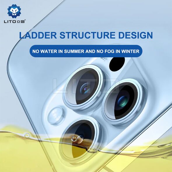 Lito Folie pentru iPhone 15 / 15 Plus - Lito S+ Camera Glass Protector - Pink 5949419070028 έως 12 άτοκες Δόσεις
