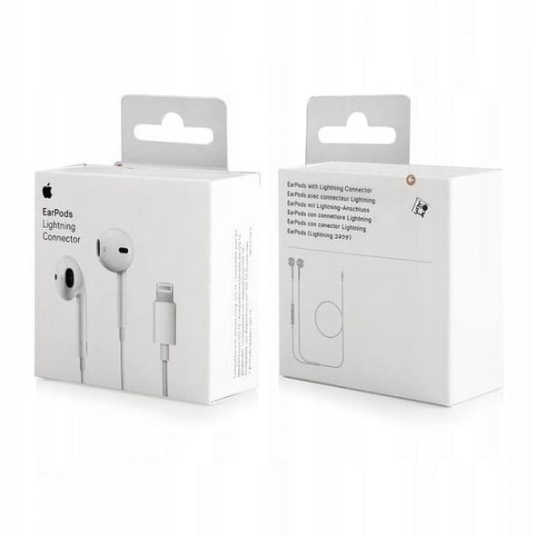 Apple Apple - Original Wired Earphones (MMTN2ZM/A) - Lightning, In-Ear, Microphone, Volume Control, 1.2m - White (Blister Packing) 0190198001733 έως 12 άτοκες Δόσεις