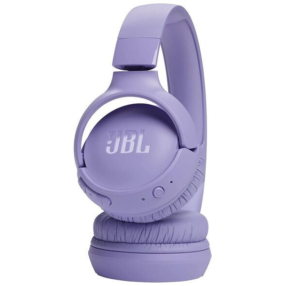 JBL Casti Bluetooth on-ear cu microfon, pliabile - JBL (Tune 520) - Purple 6925281964756 έως 12 άτοκες Δόσεις