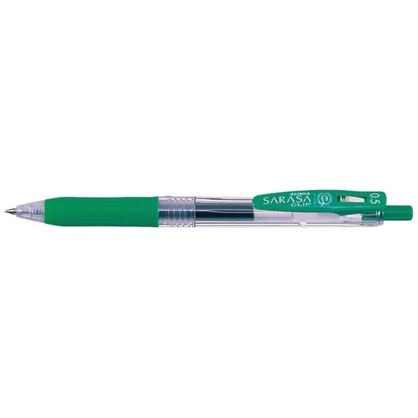 Zebra Sarasa Clip Gel Pen 0.5 Πράσινο (ZB-14314) (ZEB14314) έως 12 άτοκες Δόσεις