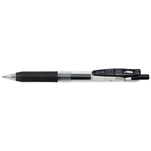 Zebra Sarasa Clip Gel Pen 1.0 Μαύρο (ZB-14331) (ZEB14331) έως 12 άτοκες Δόσεις