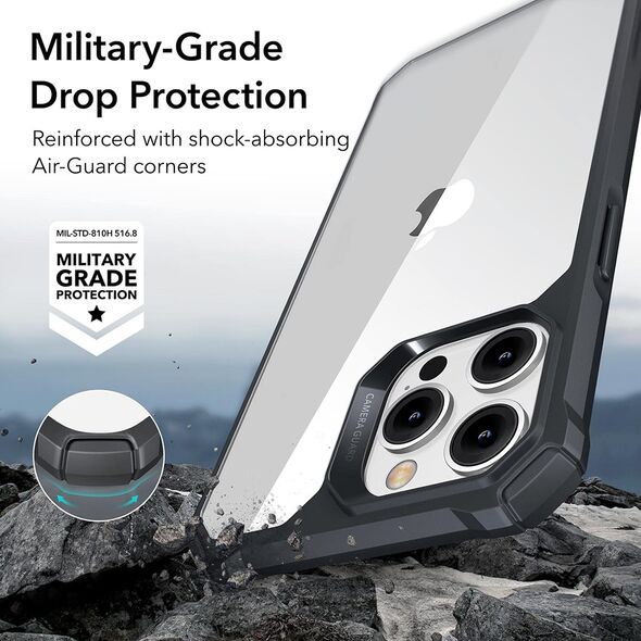 ESR Husa pentru iPhone 14 Pro - ESR Air Armor - Clear Black 4894240161500 έως 12 άτοκες Δόσεις