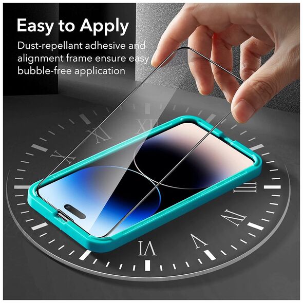 ESR Folie pentru iPhone 14 Pro (set 2) - ESR Armorite Screen Protector - Black 4894240161753 έως 12 άτοκες Δόσεις