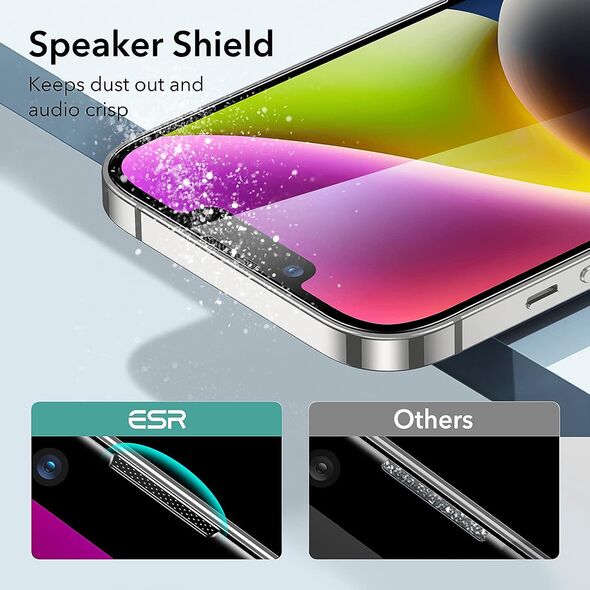 ESR Folie pentru iiPhone 13 Pro Max / 14 Plus (set 3) - ESR Tempered Glass - Clear 4894240150061 έως 12 άτοκες Δόσεις