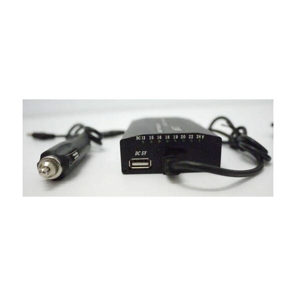 Τροφοδοτικό Inverter για Laptop 120W με θύρα USB, Ρεύματος & Αυτοκινήτου