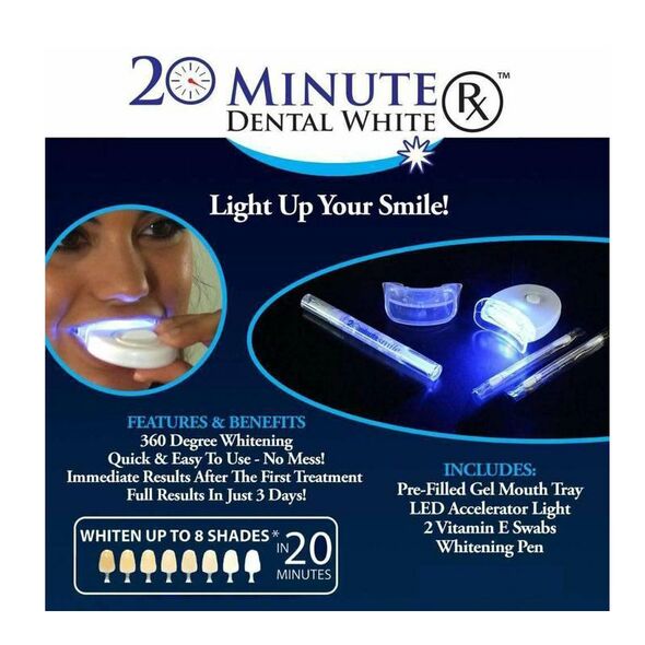 Σύστημα Λεύκανσης Δοντιών 20' Dental White Rx