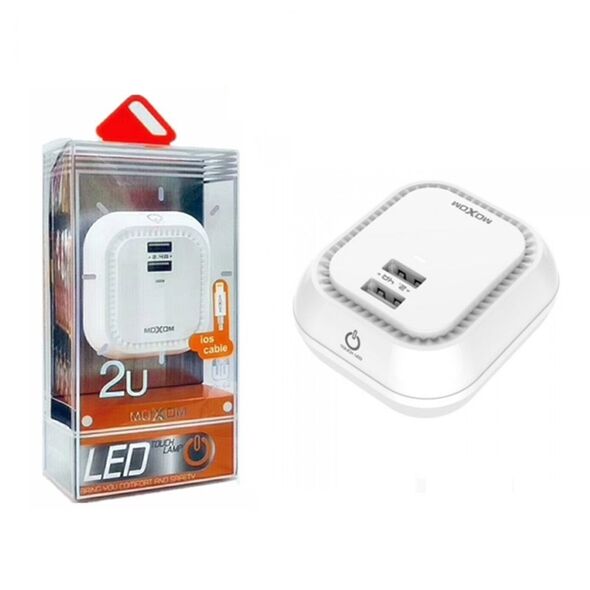 Φωτάκι Νυκτός LED και Φορτιστής USB + Δώρο Καλώδιο iOS