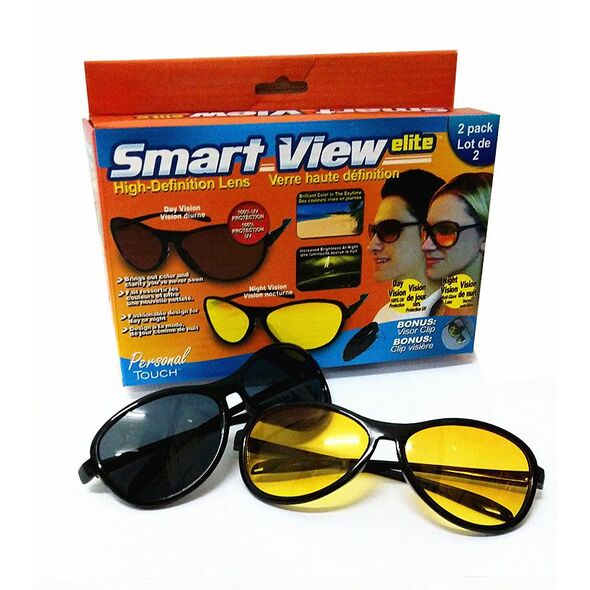 Σετ Γυαλιά Ηλίου & Γυαλιά Νυχτερινής Οράσεως! HD Smart View Elite