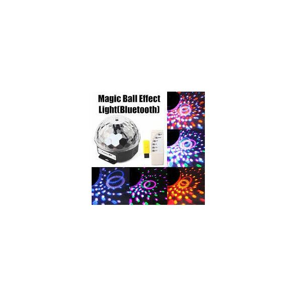 Τηλεχειριζόμενο Φωτορυθμικό Bluetooth LED Effect DJ Crystal Ball με USB Mp3 Player
