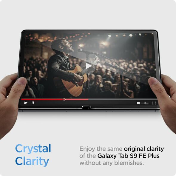 Spigen Folie pentru Samsung Galaxy Tab S9 FE Plus - Spigen Glas.tR Slim - Clear 8809896753258 έως 12 άτοκες Δόσεις