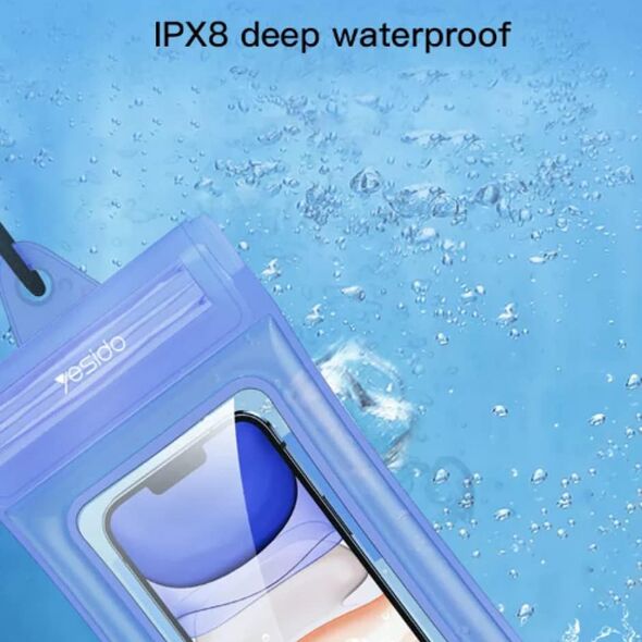 Yesido Yesido - Waterproof Case (WB11) - IPX8, for Phone max. 6.8" - Blue 6971050267498 έως 12 άτοκες Δόσεις