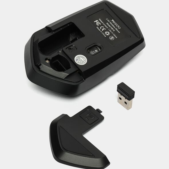 Yesido Yesido - Wireless Mouse (KB16) - 2.4G Connection, 1600DPI, Low Noise - Black 6971050267627 έως 12 άτοκες Δόσεις