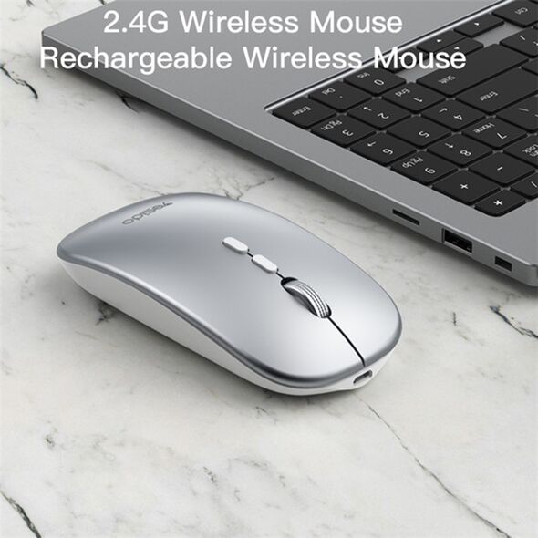 Yesido Yesido - Wireless Mouse (KB15) - 800/1200/1600DPI, 2.4G Connection - Silver 6971050267610 έως 12 άτοκες Δόσεις