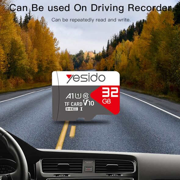 Yesido Yesido - Memory Card (FL14) - USB 2.0, High Speed File Data Transmission, 8GB - Black  έως 12 άτοκες Δόσεις
