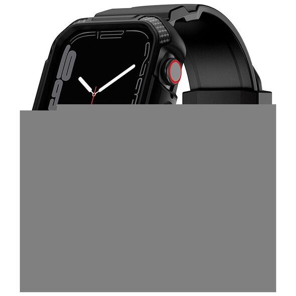 Lito Husa pentru Apple Watch Ultra / Ultra 2 + Curea - Lito Carbon RuggedArmor (LS003) - Black 5949419073906 έως 12 άτοκες Δόσεις