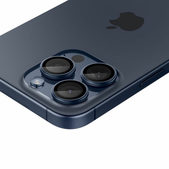Spigen Folie Camera pentru iPhone 14 Pro  / 14 Pro Max / 15 Pro / 15 Pro Max (set 2) - Spigen Glas.tR Optik - Blue Titanium 8809971220552 έως 12 άτοκες Δόσεις