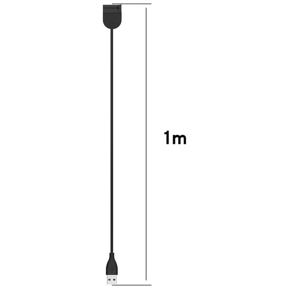 Techsuit Incarcator pentru Xiaomi Mi Band 5/6/7, USB, 3.5W, 1m - Techsuit (TXC1) - Black 5949419077218 έως 12 άτοκες Δόσεις