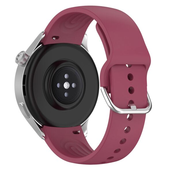 Techsuit Curea pentru Huawei Watch GT 2 (46mm)/GT 2 Pro/GT 3 Pro (46mm)/Ultimate, Xiaomi Watch S1 - Techsuit Watchband (W003) - Wine Red 5949419079748 έως 12 άτοκες Δόσεις