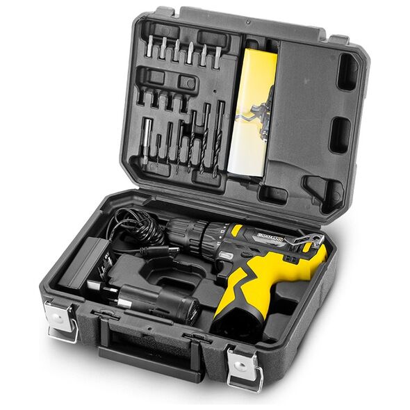 Bormann Lite Bcd2010 Δραπανοκατσαβιδο Μπαταριας 12v, li-Ion, Βαλιτσα με Εξαρτηματα 050964 έως 12 Άτοκες Δόσεις